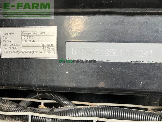 Cuba de purin - Samson - pg ii 18 pte slurry master 8000