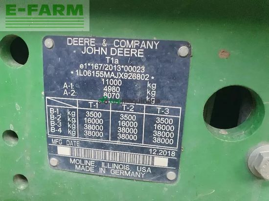 Tractor agrícola - John Deere - 6155m