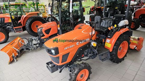Tractor agrícola - Kubota - ek1-221 inkl. bodenfräse