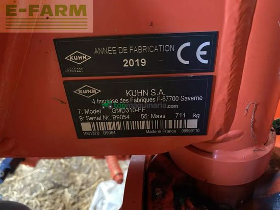 Cortacésped manual - Kuhn - gmd 310-ff