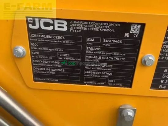 Telescopica - JCB - 542-70agrisup
