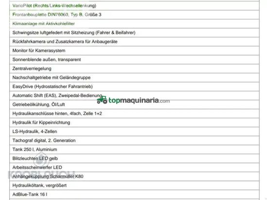 Tractor agrícola - Mercedes-benz - unimog u530
