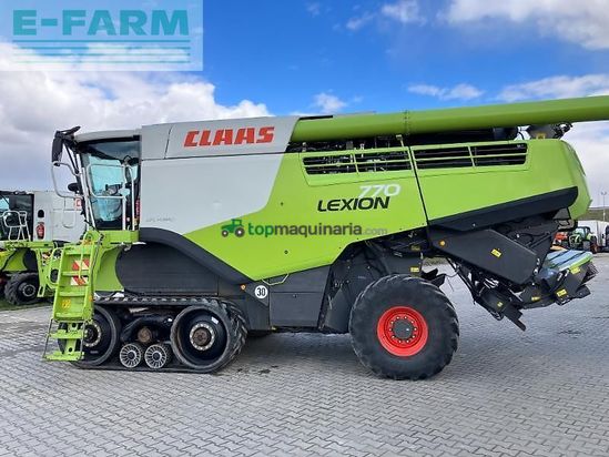 Cosechadora de Cereal - Claas - lexion 770 tt + v1200