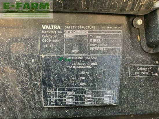 Tractor agrícola - Valtra - t 174 direct