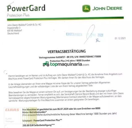 Tractor agrícola - John Deere - 8r 370
