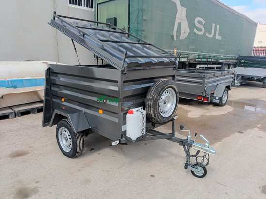 Remolque para perros de 2 compartimentos 1700x1200x800