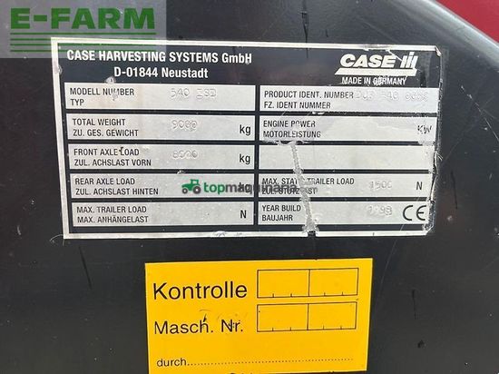 Empacadora gigant - Case IH - 540