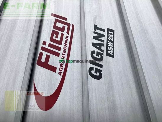 Cinta transportadora de forraje - Fliegl - gigant asw 281 fox