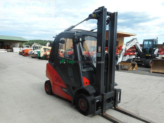 Elevadora - Linde - h25d-02 evo triplex 5,96m + ss + kabine
