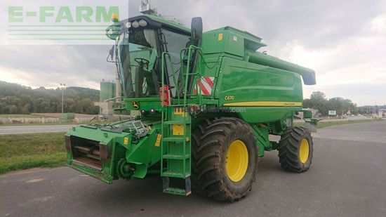 Cosechadora de Cereal - John Deere - c670 + geringhoff vs610