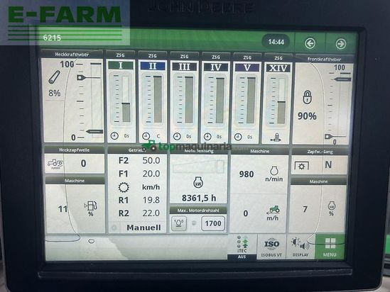 Tractor agrícola - John Deere - 6215r