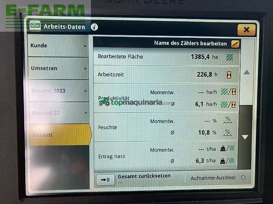 Cosechadora de Cereal - John Deere - x9 1100