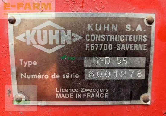 Cortacésped manual - Kuhn - mähwerk gmd 55