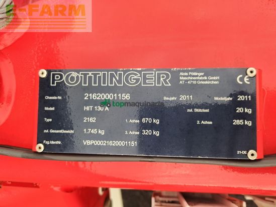 Henificador - Pöttinger - eurohit 130a