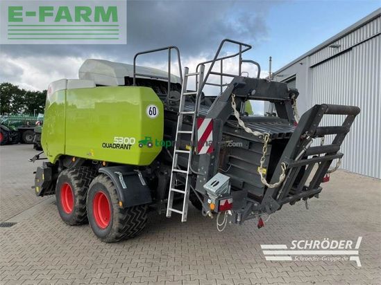 Empacadora gigant - Claas - quadrant 5300 rf