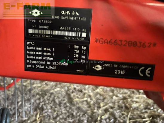 Rastrillo - Kuhn - ga 6632