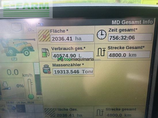 Cosechadora de Cereal - New Holland - cr 9.80