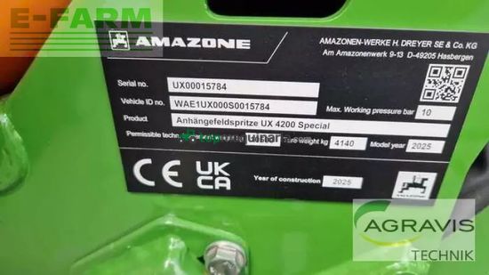 Atomizador - Amazone - ux 4200 special