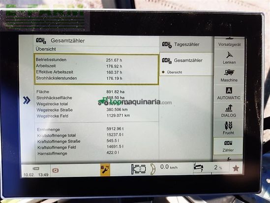 Cosechadora de Cereal - Claas - gebr. mähdr. lexion 8700 tt