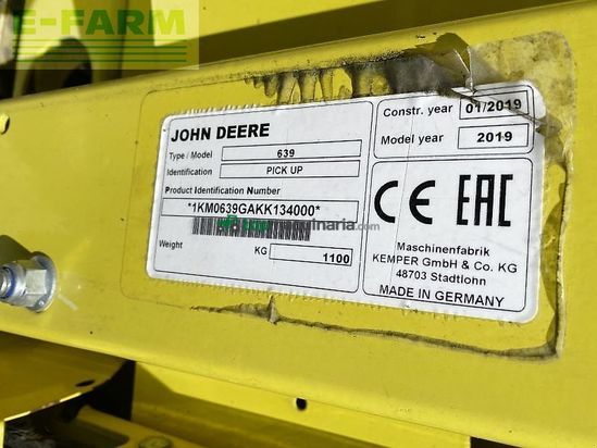 Cabezal - John Deere - pu 639