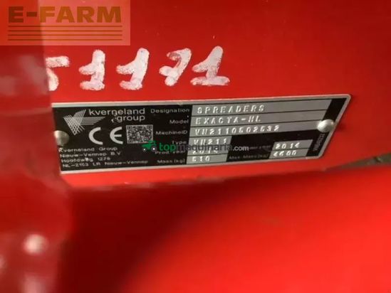 Esparcidor - Kverneland - exacta-hl