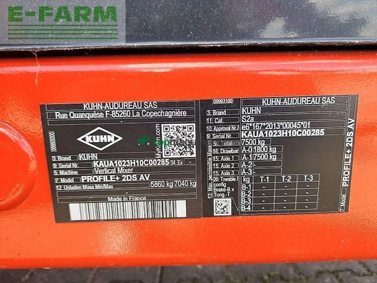 Remolqu esparcidor - Kuhn - profile plus 16.2 ds