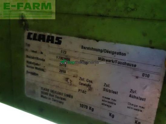 Cortacésped manual - Claas - mähwerk disco 1100 c + 3200 fc