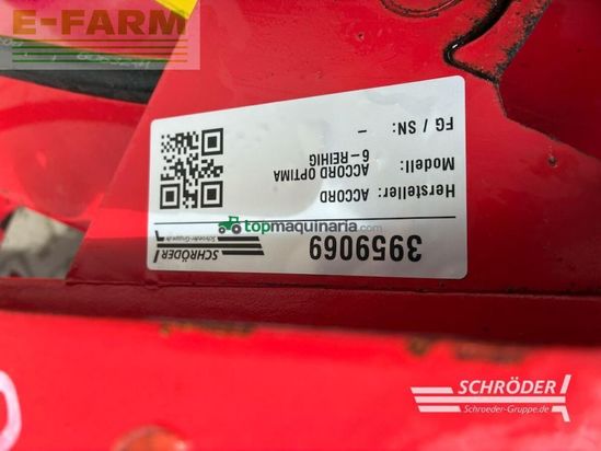 Sembradora monograno mecanica - Accord - accord optima 6-reihig