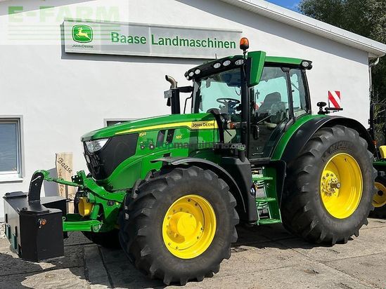 Tractor agrícola - John Deere - 6r185 gen. 5 mit frontzapfwelle