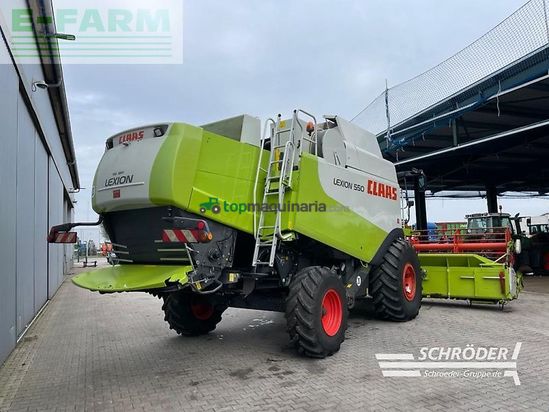 Cosechadora de Cereal - Claas - lexion 550 + v660 inkl. wagen