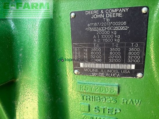 Tractor agrícola - John Deere - 8r340/8r 340 garantie 04/2028
