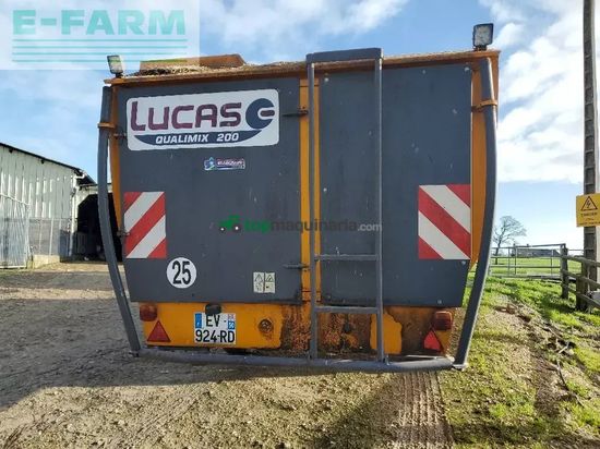 Remolqu esparcidor - Lucas - qualimix 20 plus pro 200