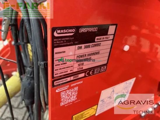 Grada rotativa - Maschio - dm 3000 combi 2