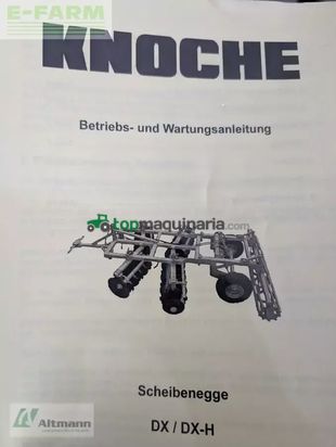 Grada rotativa - Knoche - scheibenegge 2,50m gezogen