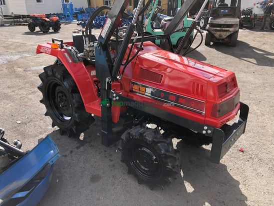 Mini tractor Minitractor Mitsubishi MT16 + rotavator y pala 