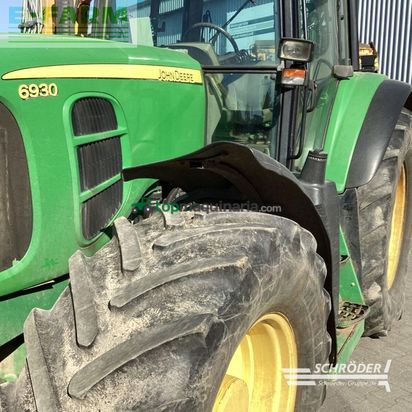 Tractor agrícola - John Deere - 6930 + bos mähausleger + mulchkopf
