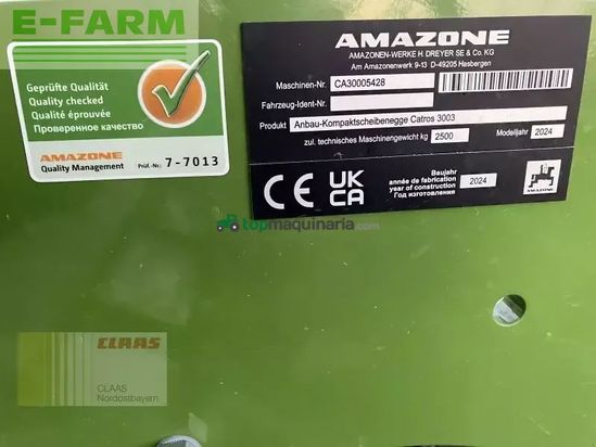 Grada de disco - Amazone - catros+ 3003 special