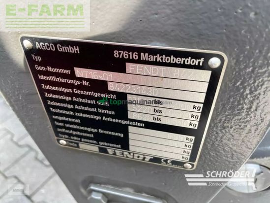 Tractor agrícola - Fendt - 828 vario s4 profi plus | motor defekt !