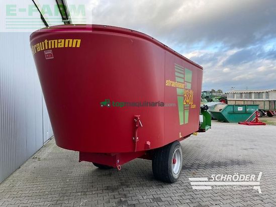 Remolqu esparcidor - Strautmann - verti mix 2401 double
