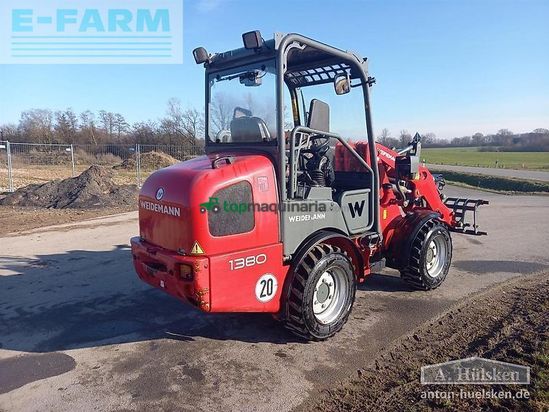 Minicargadora - Weidemann - 1380 mit euro-aufnahme