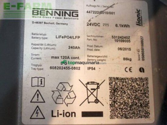 Elevadora - Linde - l 14 l ion 133