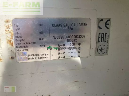 Rastrillo - Claas - liner 3600 comfort (1155 bst.)