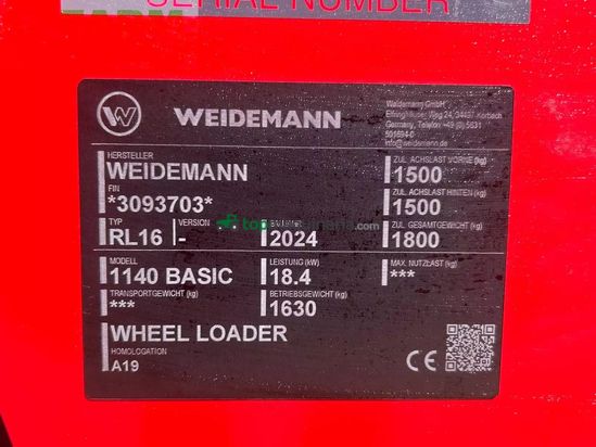 Telescopica - Weidemann - 1140 light