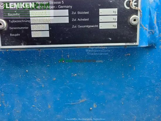 Cultivador - Lemken - korund 8 750 k