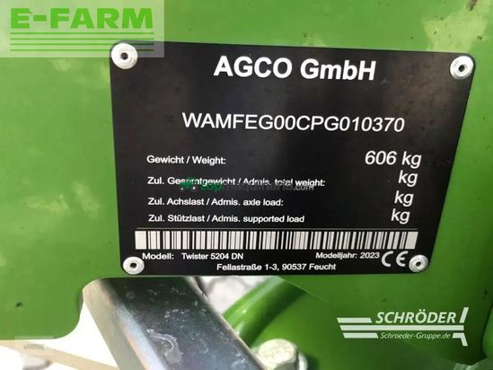 Henificador - Fendt - twister 5204 dn