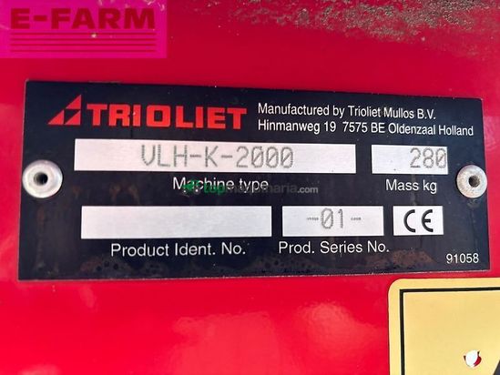 Remolqu esparcidor - Trioliet - solomix 2-1500