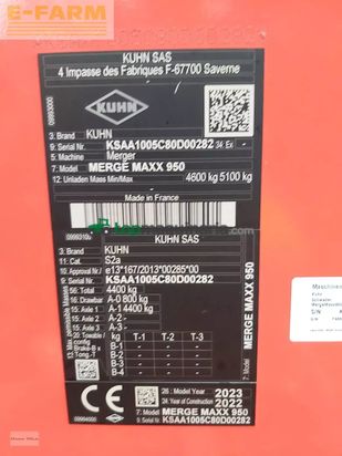 Rastrillo - Kuhn - merge maxx 950
