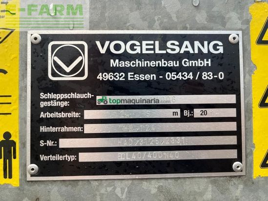 Cisterna - BSA - dlp 620 inkl. vogelsang 24m samson/kotte/wienhof