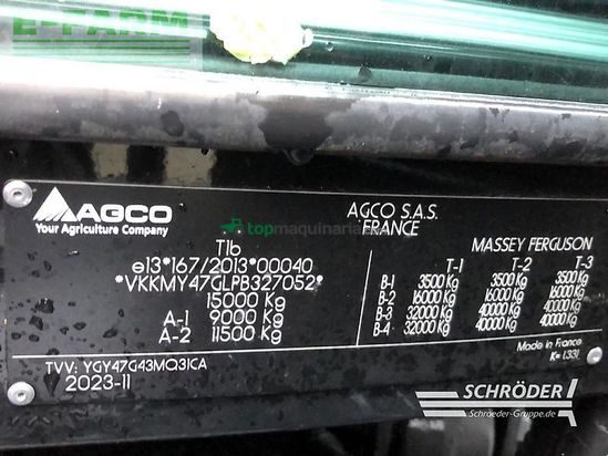 Tractor agrícola - Massey Ferguson - 8735 s dyna-vt new exclusive