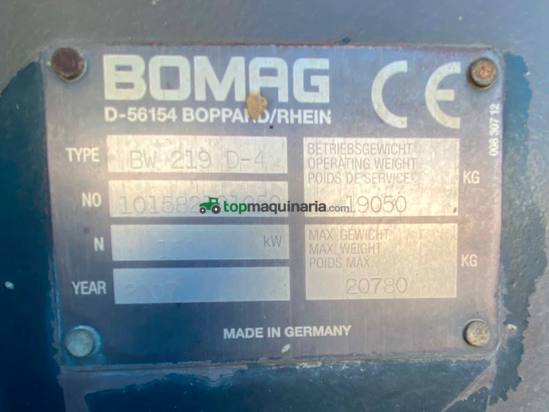 BOMAG BW219D4